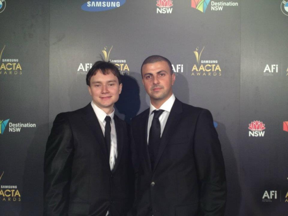 Maroun Joseph and K.G. Donovan at AACTA Awards in Sydney