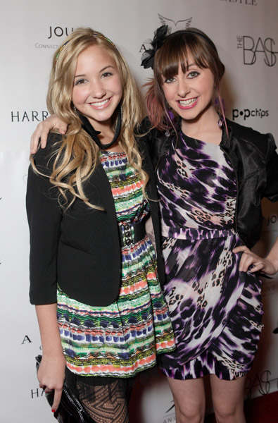 Audrey Whitby and Allisyn Ashley Arm at The BASH, 2011.