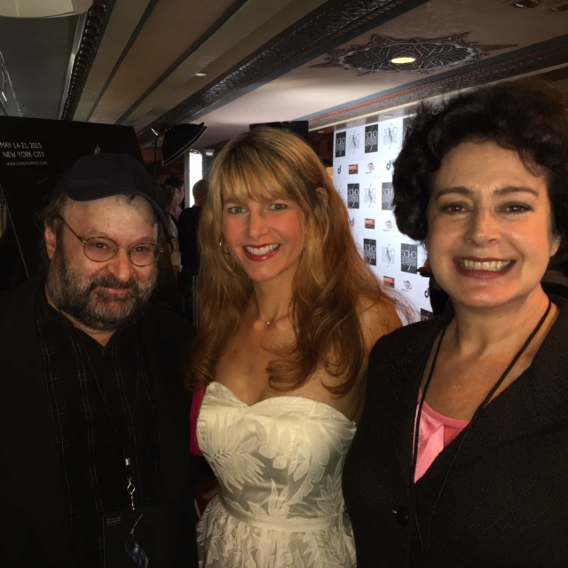John A. Gallagher, Kelsey O'Brien and Sean Young at Soho Film Fest 2015 for The Networker