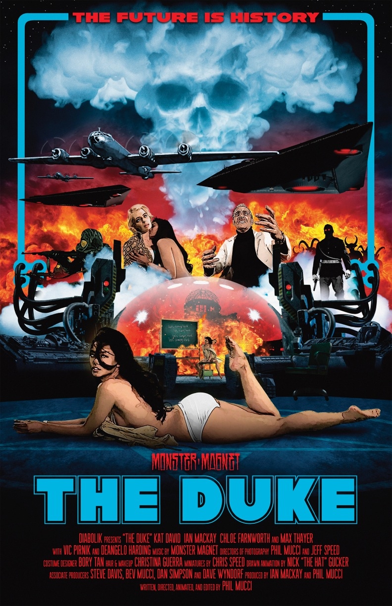 One sheet for Monster Magnet's THE DUKE music video. Directed by Phil Mucci. A Diabolik Production