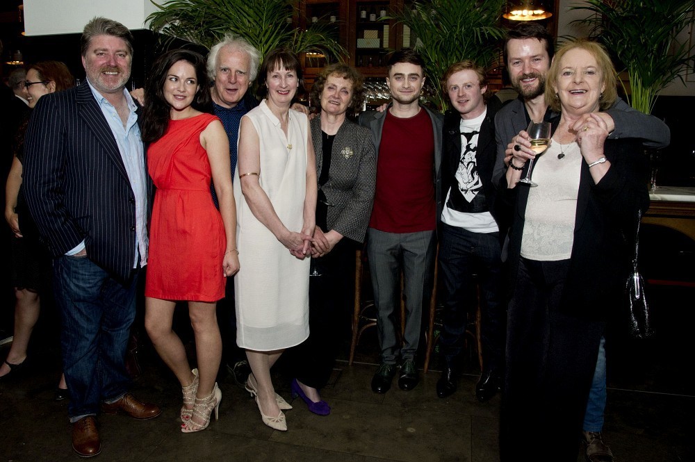 Conor MacNeill and cast of 'The Cripple of Inishmaan' attend press night afterparty at the National Portrait Gallery Cafe in London on June 18, 2013.