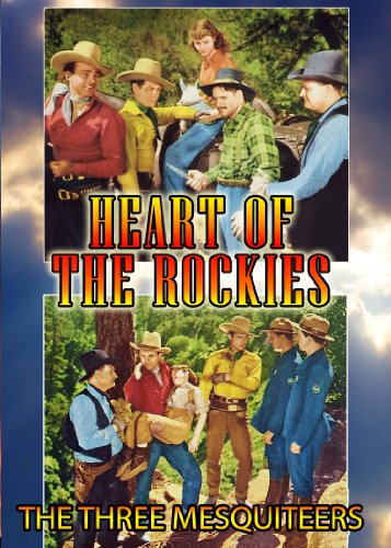 Ray Corrigan, Robert Livingston, Lynne Roberts, Max Terhune and Maston Williams in Heart of the Rockies (1937)