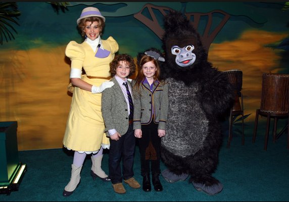 Aidan and Clare Foley attend the Elizabeth Glaser Pediatric Aids Foundation Kids for Kids Carnival 2011