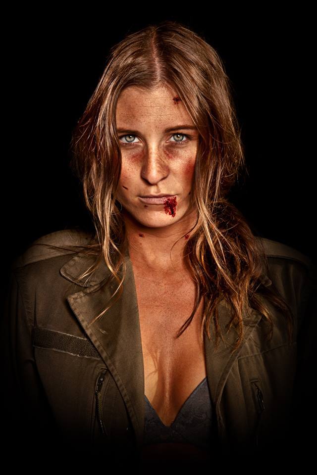Official Promo Shot of Gabrielle Stone as Nikki Slater in Zombie Killers: Elephant's Graveyard