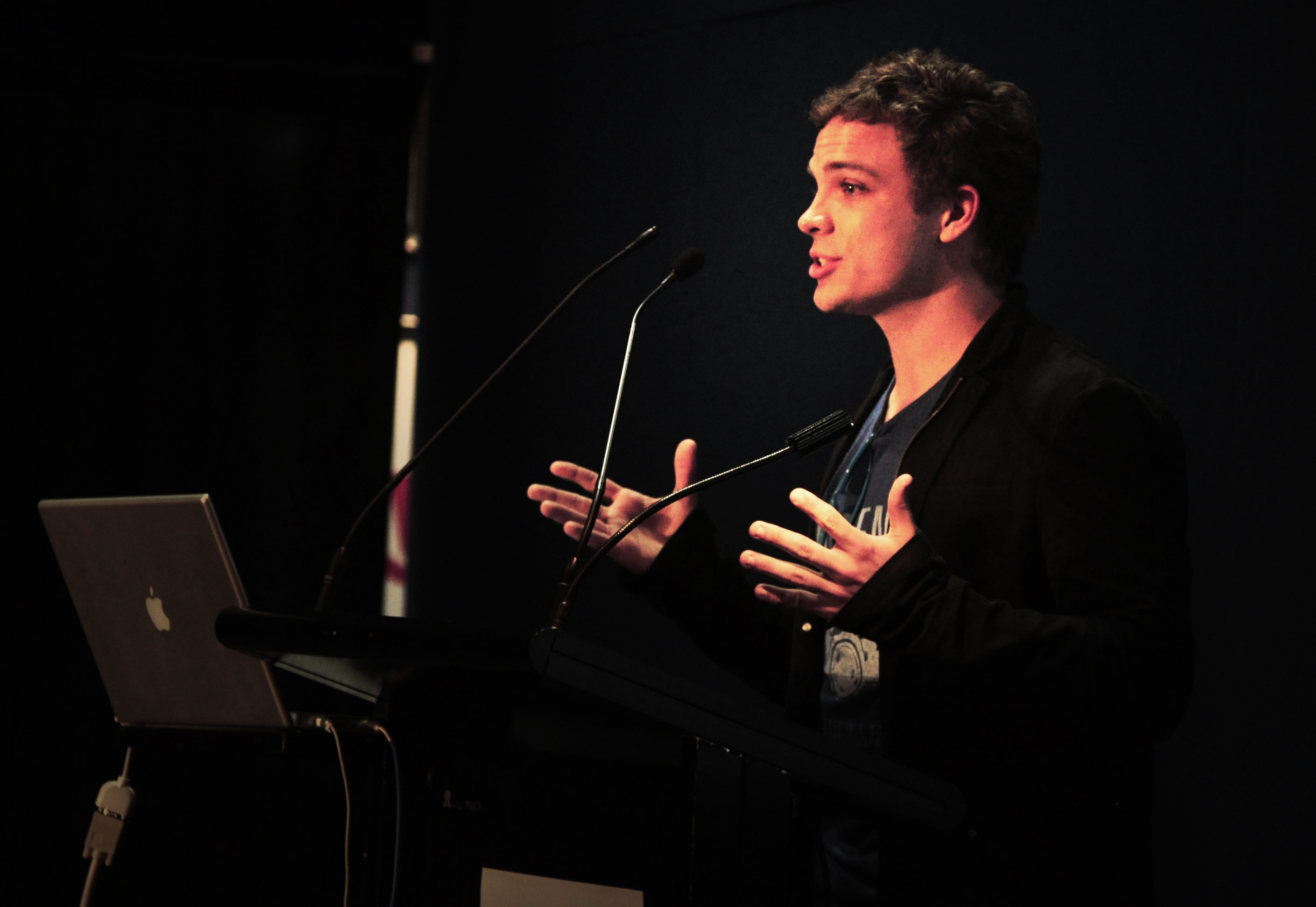 Julian Shaw is the youngest keynote speaker to appear for the Society of Motion Picture and Television Engineers at SMPTE09. Darling Harbour, Sydney, Australia.
