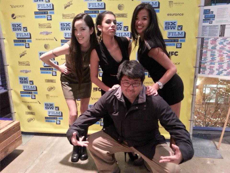 SXSW 2013 DP Sam K. Yano with the SAKE-BOMB ladies!