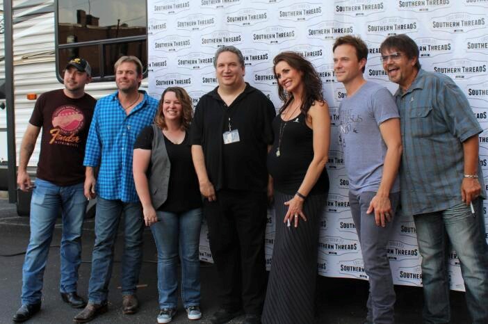 James Magnum Cook with Danielle Peck, Chad Brock, Jeff Bates, Andy Griggs, Bryan White and Josh Goodlett at St. Jude Summer Concert in Bowling Green, Kentucky June 25, 2015!