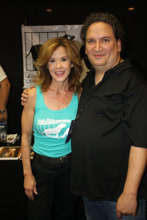 James Magnum Cook with Linda Blair at Fright Night/Fandom Fest 2011 in Lousiville, Kentucky. Linda is a super nice lady!