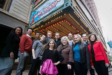 Camden Angelis and the Canadians of Disney's Broadway tour of Mary Poppins