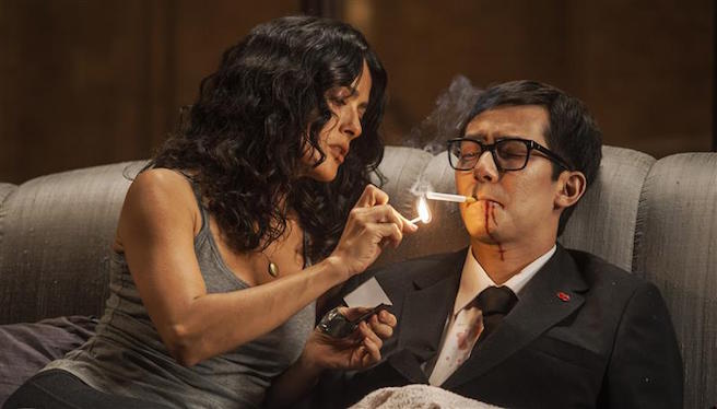 Promotional still from Everly.