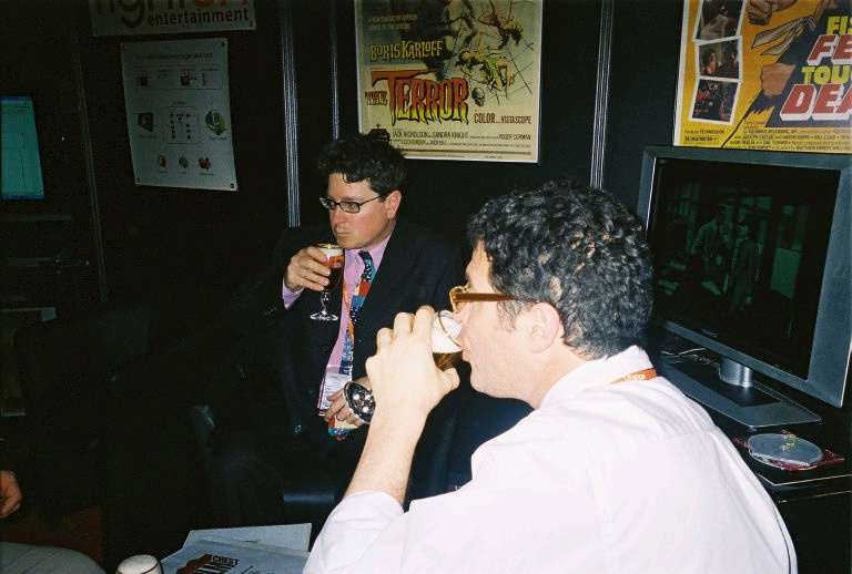Philip Elliott Hopkins and Ralph E. Stevens at MIP in Cannes, April 2007