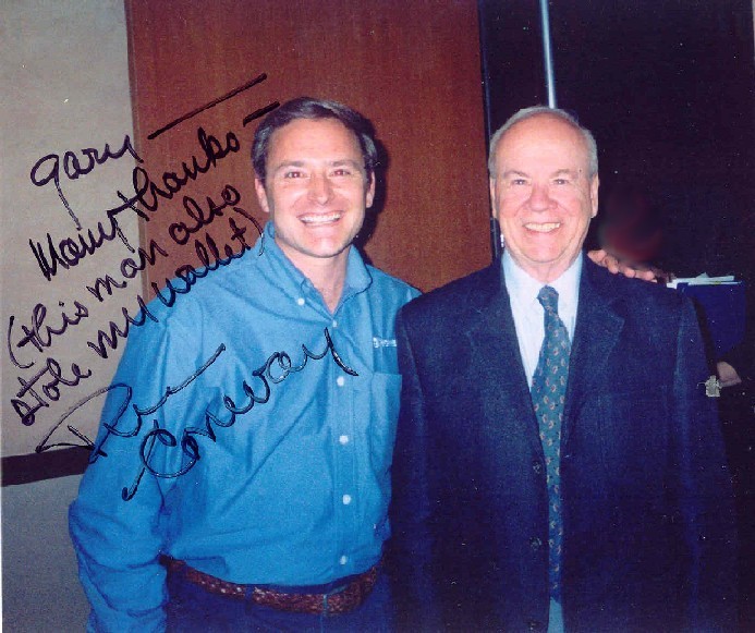 Tim Conway backstage of TV LAND Special