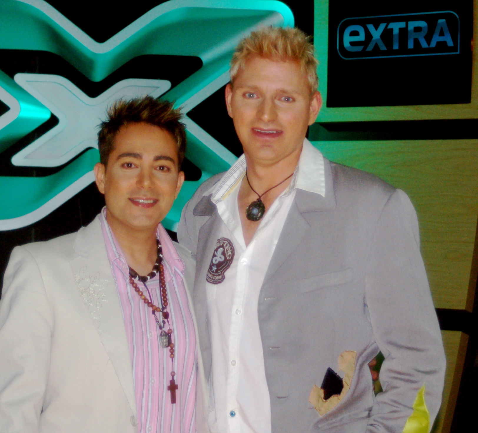 Patrik Simpson and Pol' Atteu Authors of Anna Nicole Smith - Portrait of An Icon interviewed on Extra!
