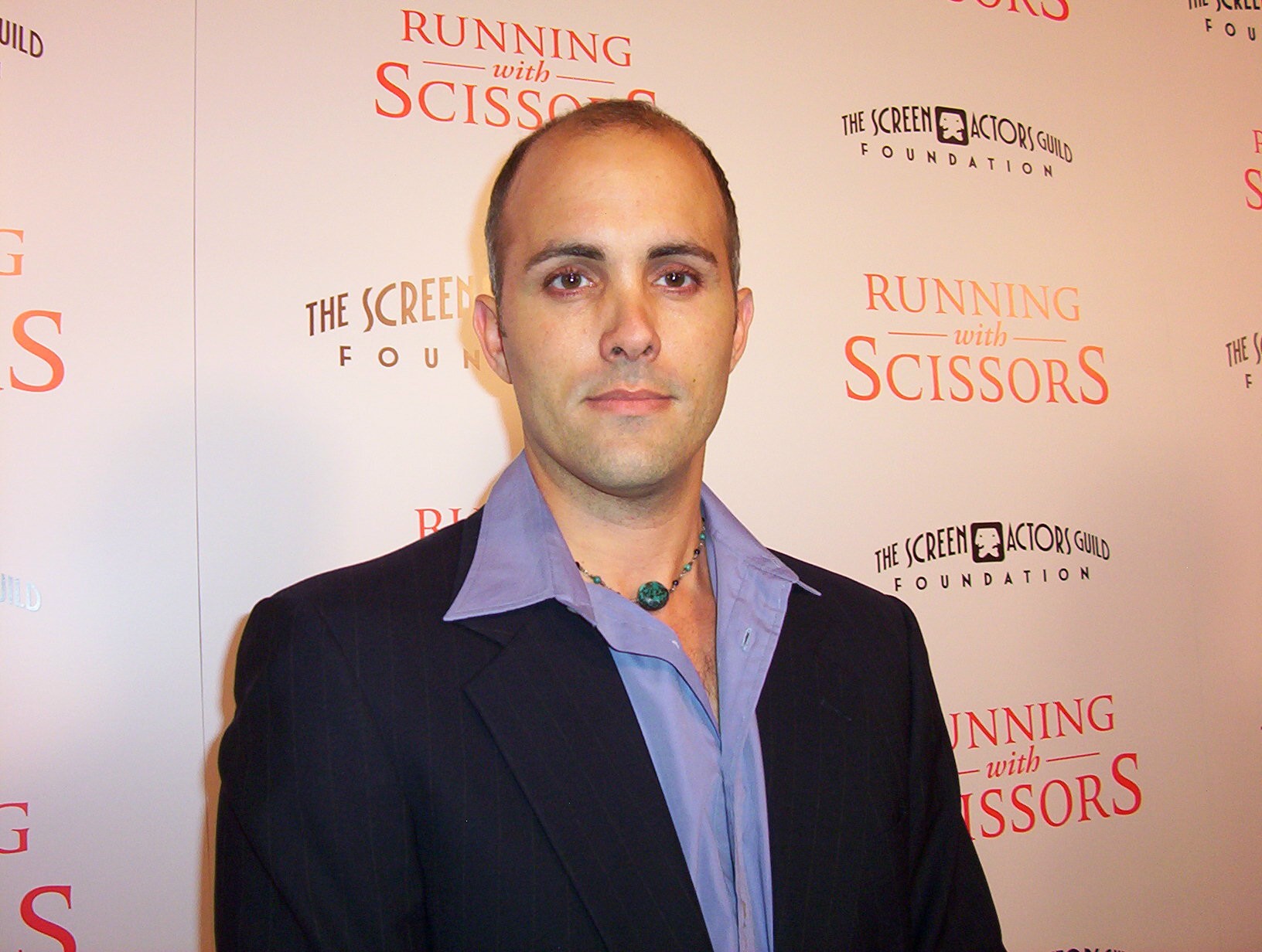 Simon Anthony at the premiere of Running with Scissors. Beverly Hills, California