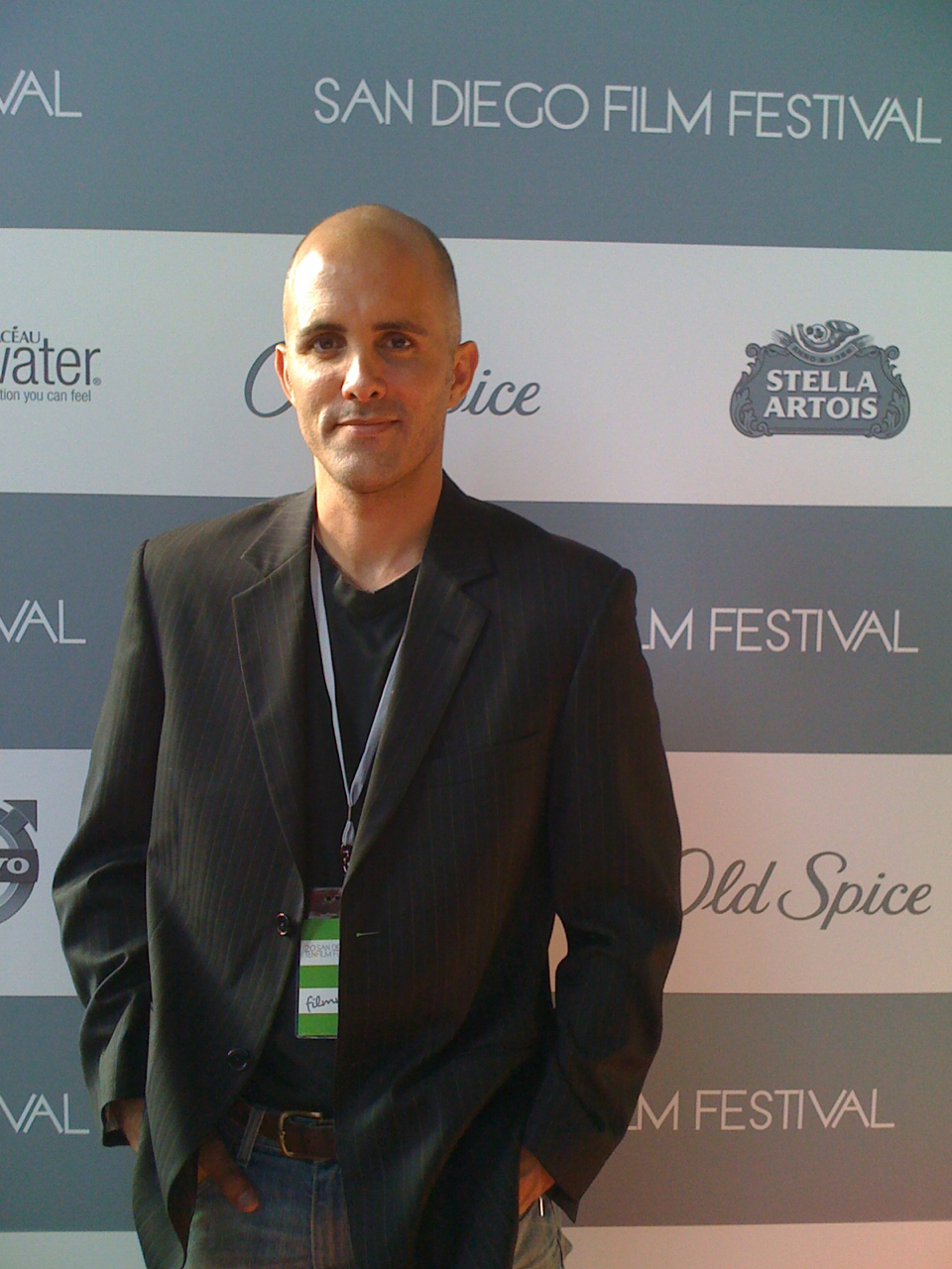 Simon Anthony at the San Diego Film Festival 2010 for EL TUX.