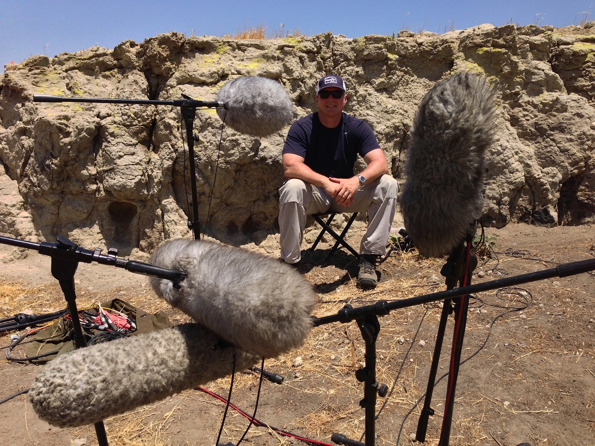 Recording Bullet Bys California Desert