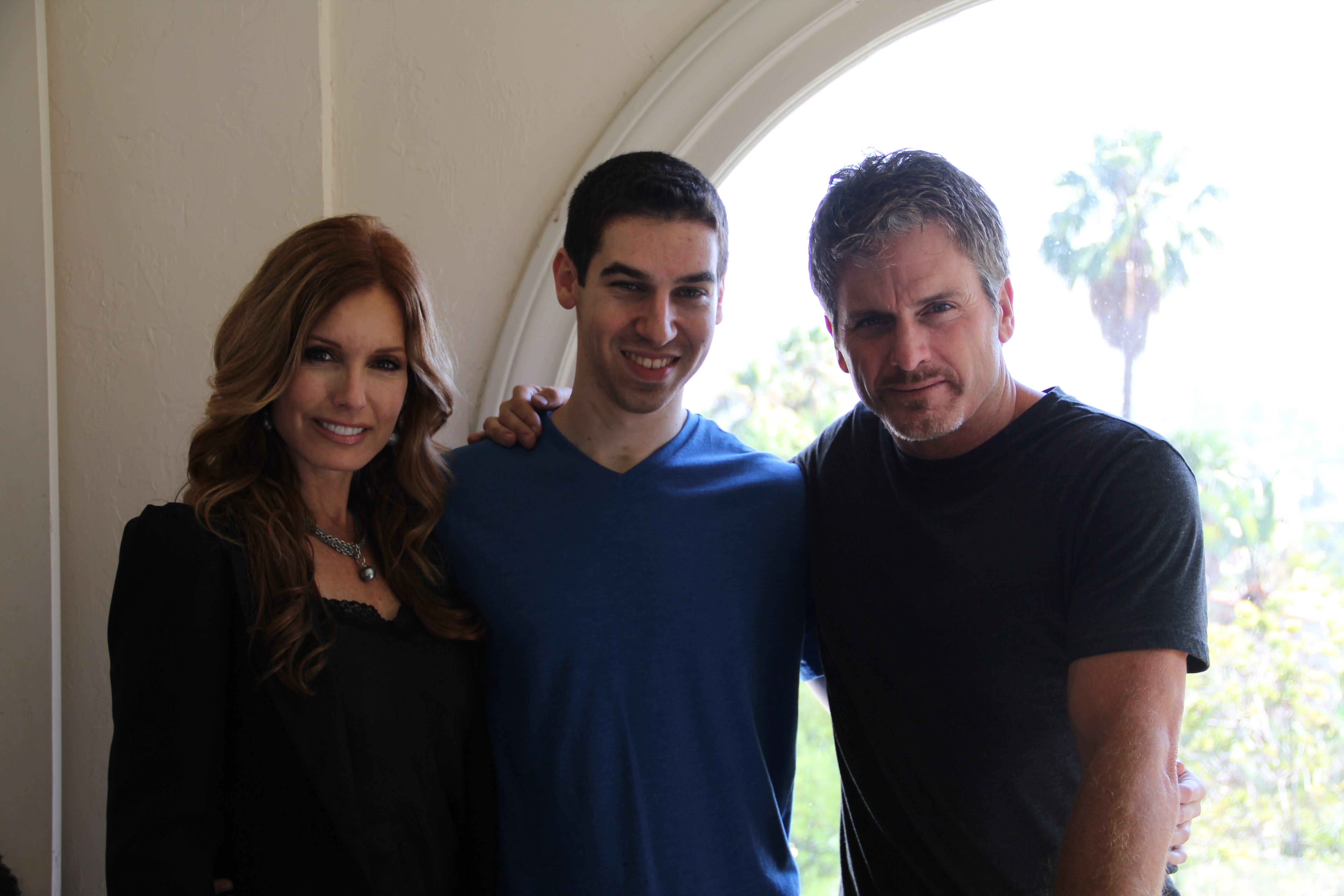 Michael Matteo Rossi with Tracey E. Bregman and Jon Briddell on set of Misogynist