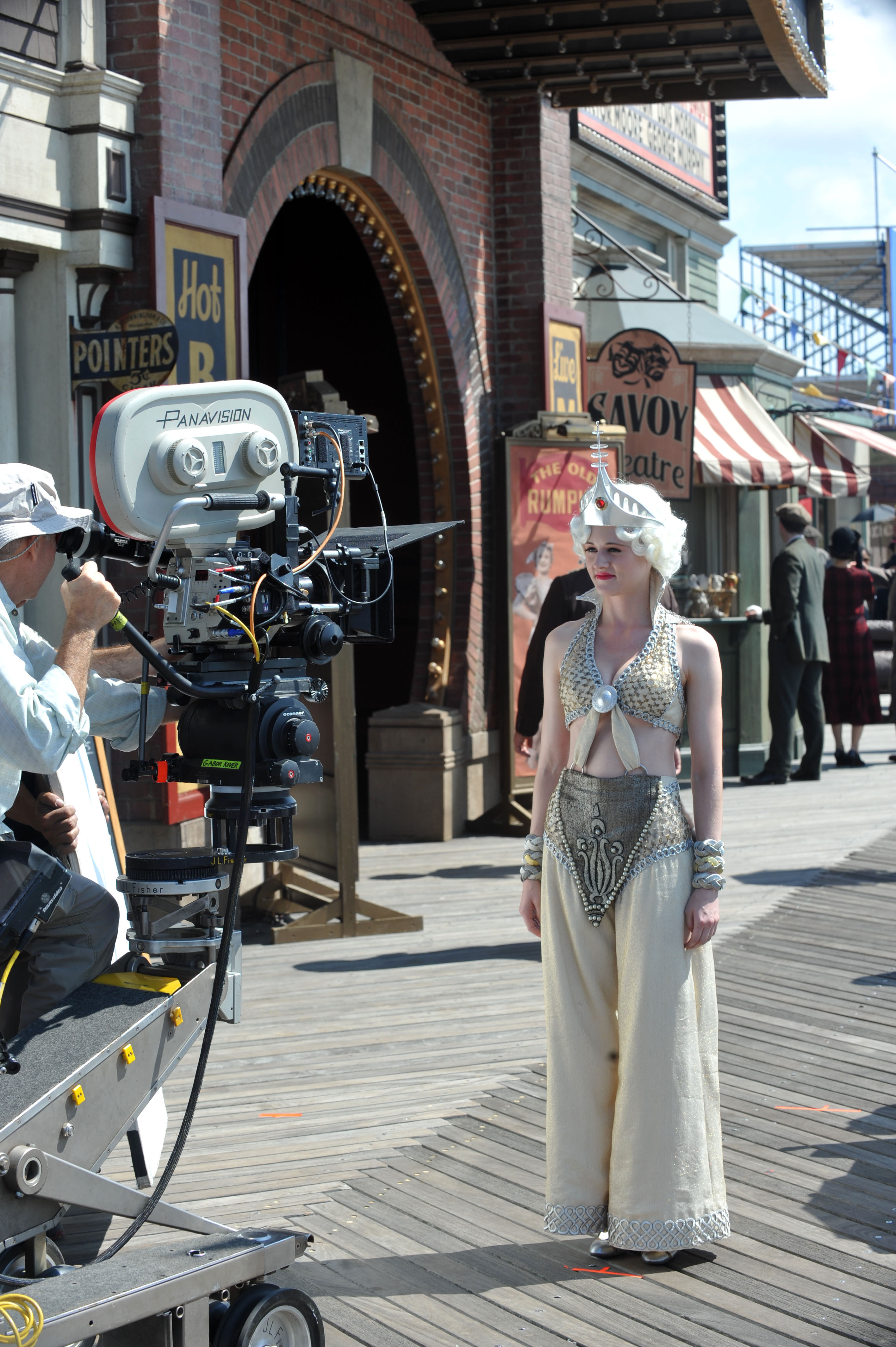 Shooting the series finale of HBO's Boardwalk Empire.
