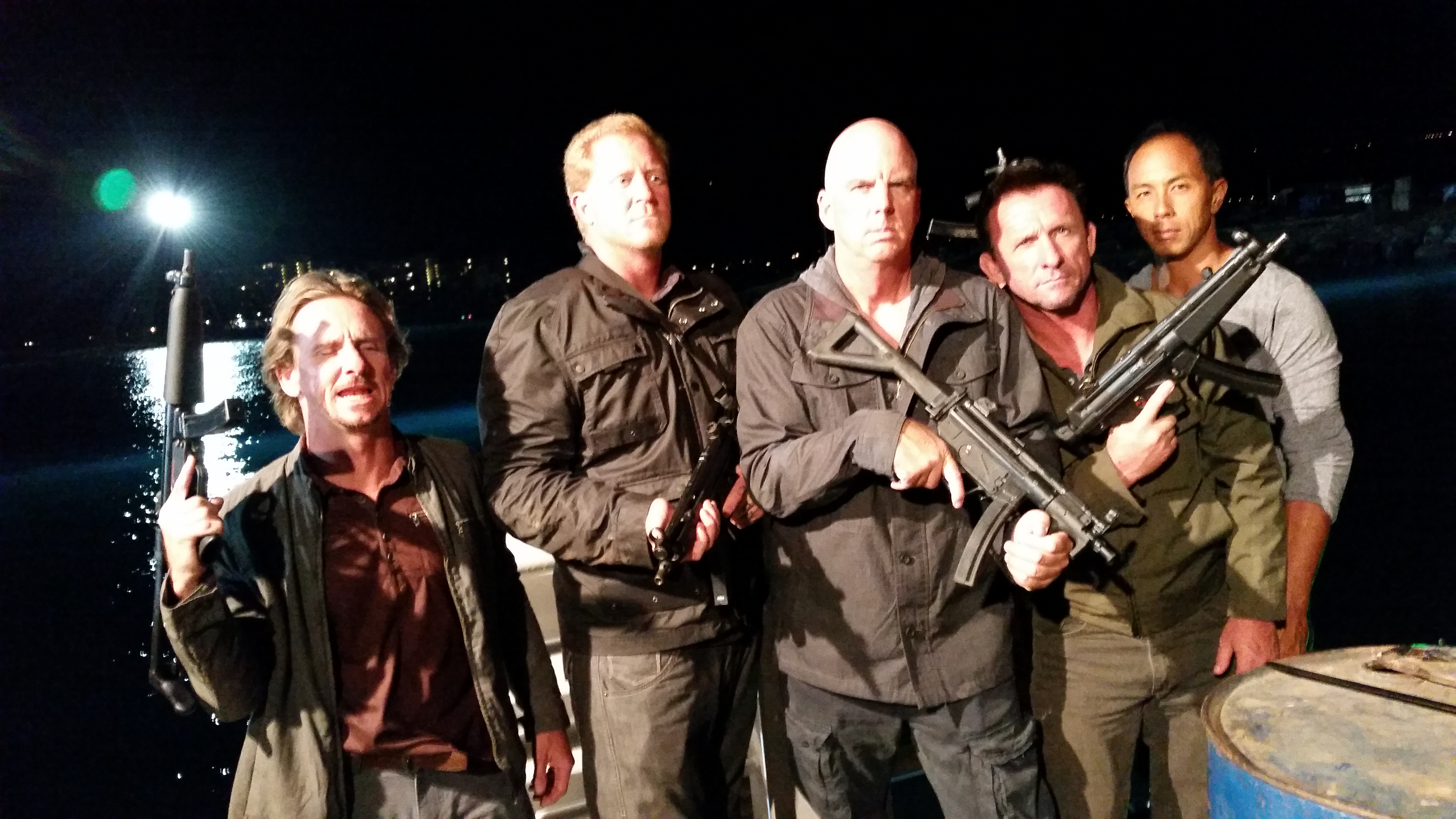 My gang shooting up McGarret and Danno on season 5 of Hawaii Five-O