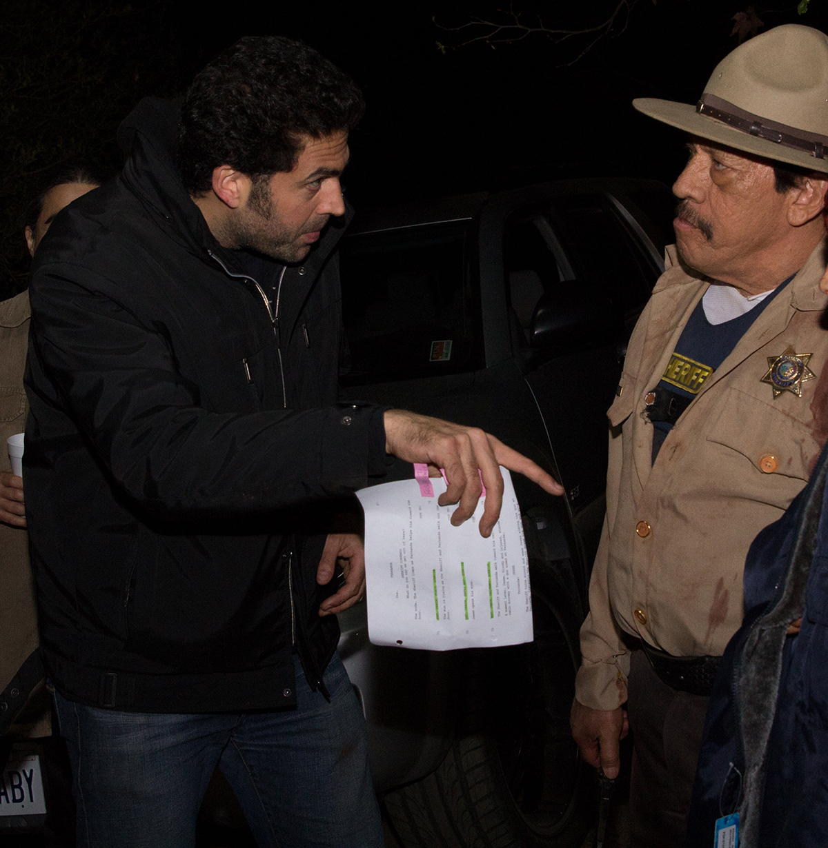 Directing Danny Trejo in Murder in the Woods