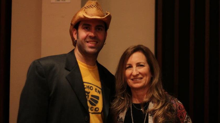 Luis Iga with Gail Katz