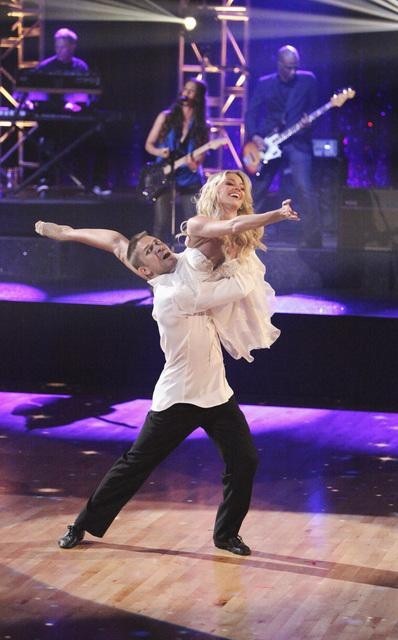 Still of Alanis Morissette, Blake McGrath and Tyne Stecklein in Dancing with the Stars (2005)