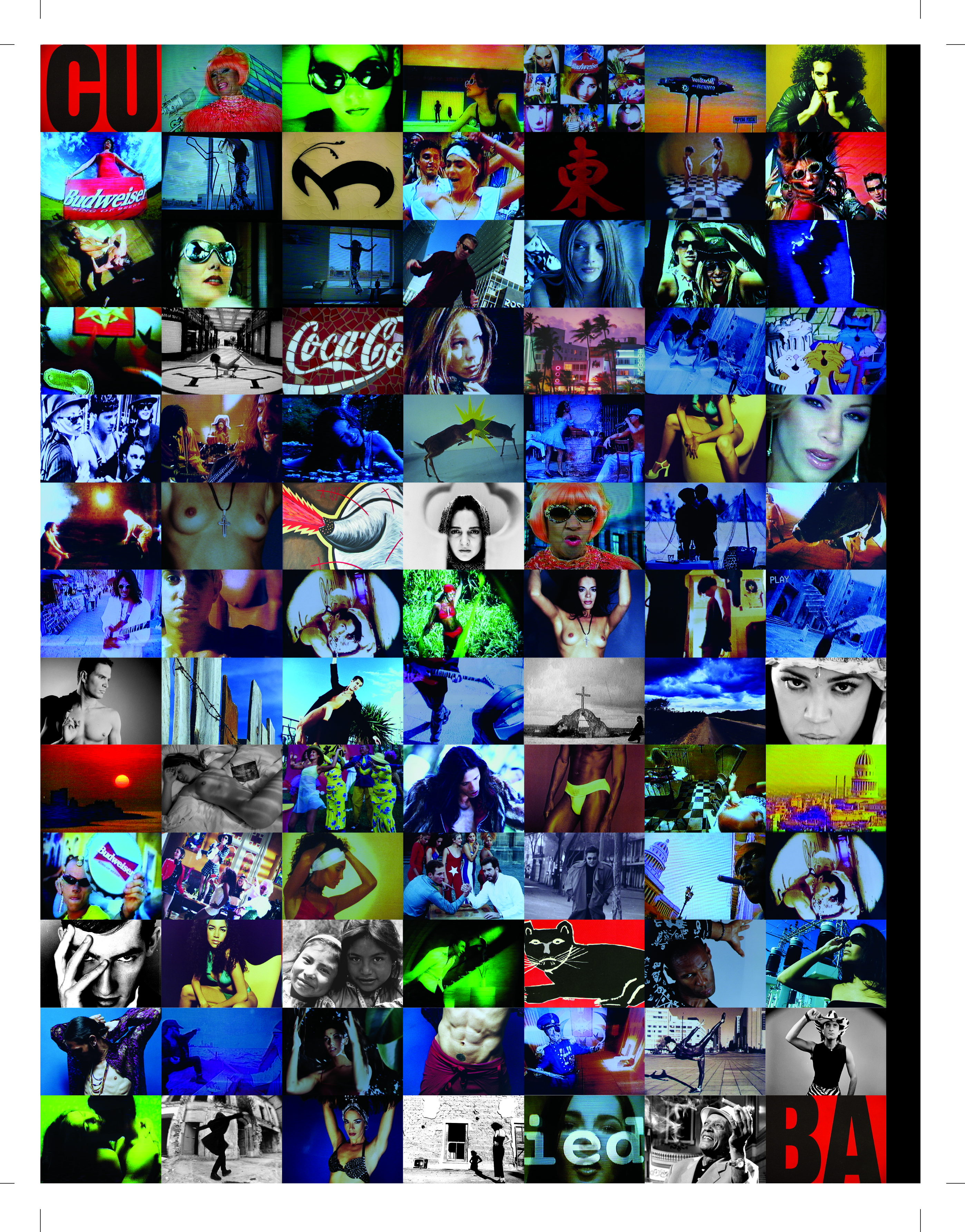 Collage de Music videos dirigidos por Ernesto Fundora