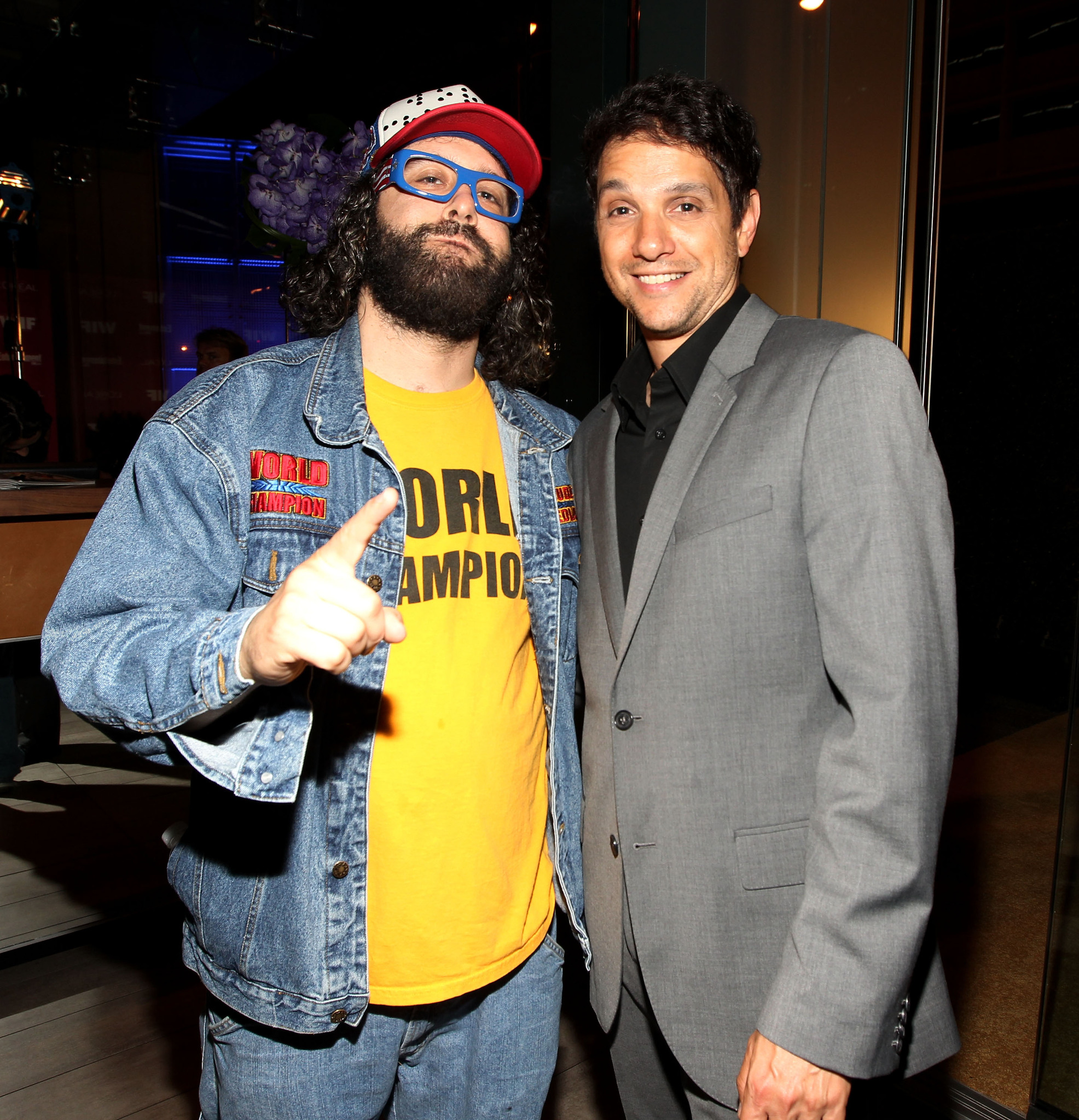 Ralph Macchio and Judah Friedlander