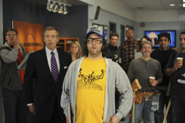 Still of Judah Friedlander and Brian Williams in 30 Rock (2006)