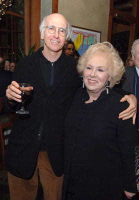 Doris Roberts and Larry David