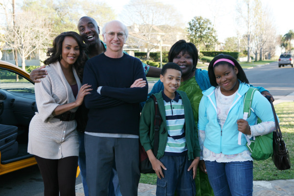 Still of Vivica A. Fox, Larry David and J.B. Smoove in Curb Your Enthusiasm (1999)