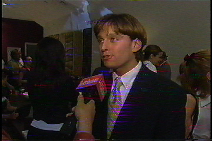 Tim Leaton during a TV interview, 2006