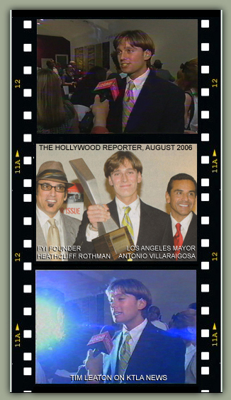 The Film Your Issue reception in West Hollywood where Tim was introduced by Los Angeles Mayor Antonio Villaraigosa, 2006.