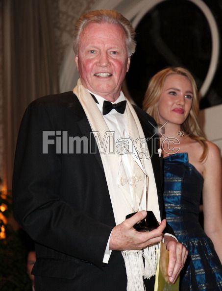 Jon Voight and Cassidy Gard at the Beverly Hills Film Fest.