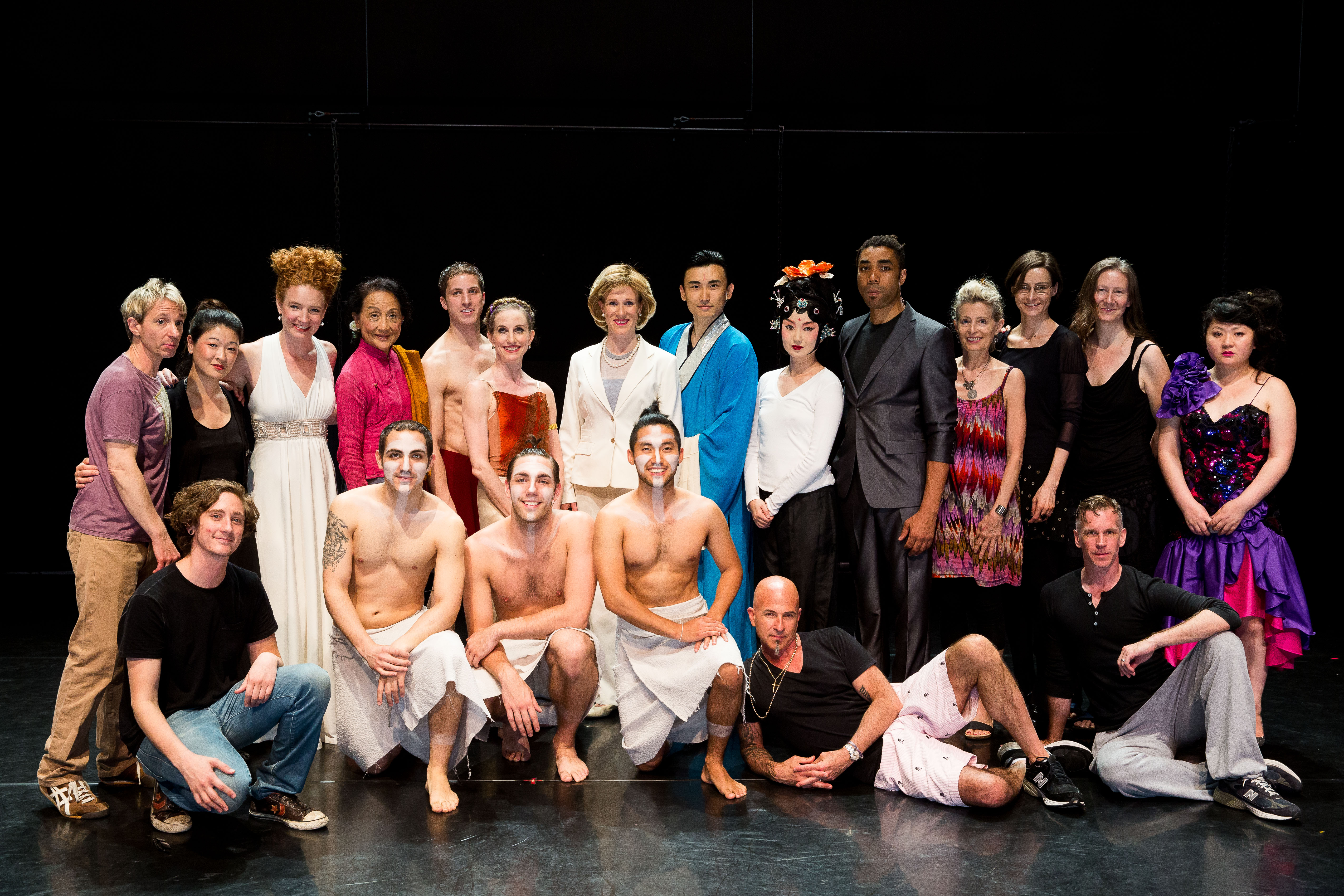 The entire crew/cast of Women: The War Within a dance-theatre-opera