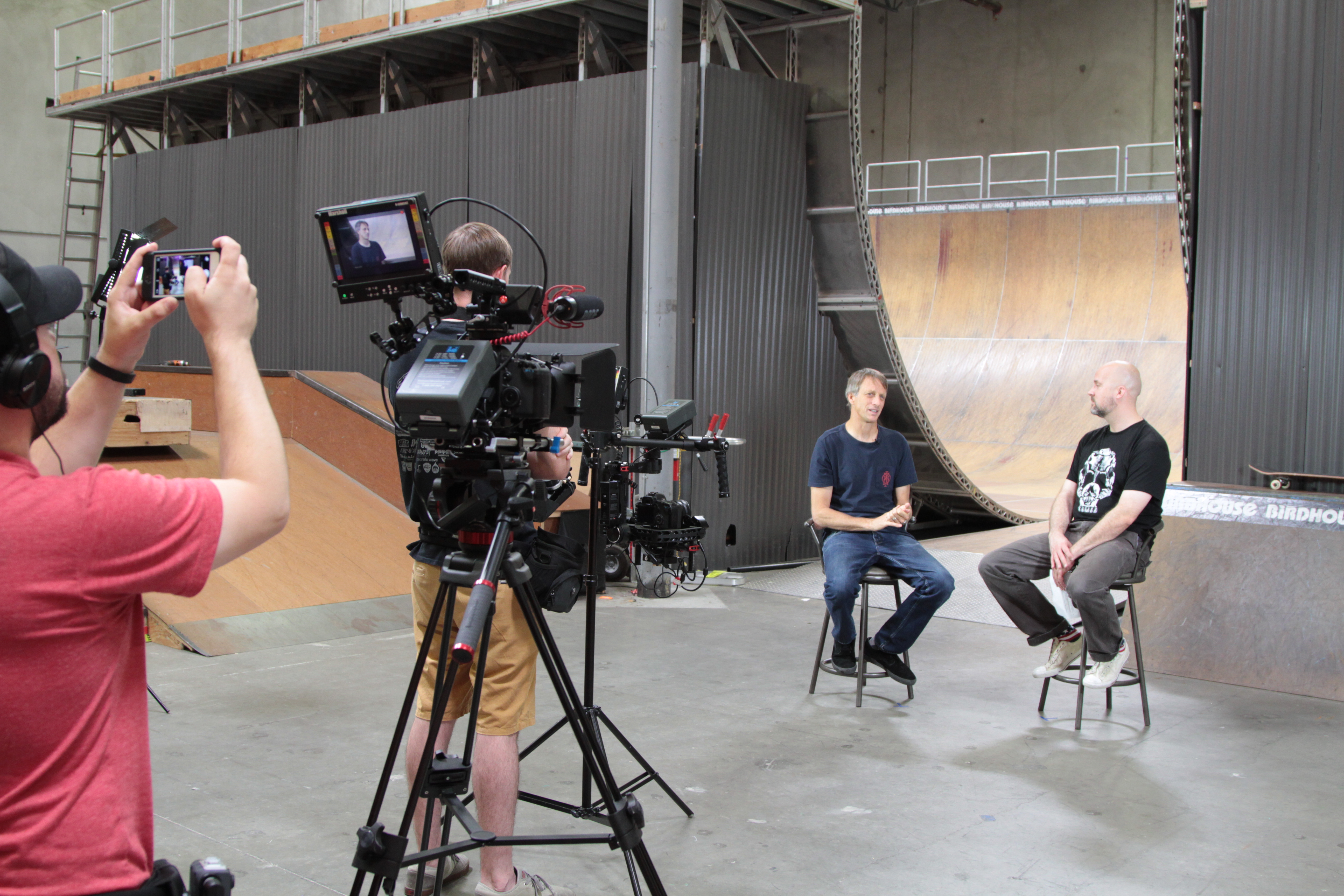 Tony Hawk discusses his career and gaming franchise with Director Jeremy Snead