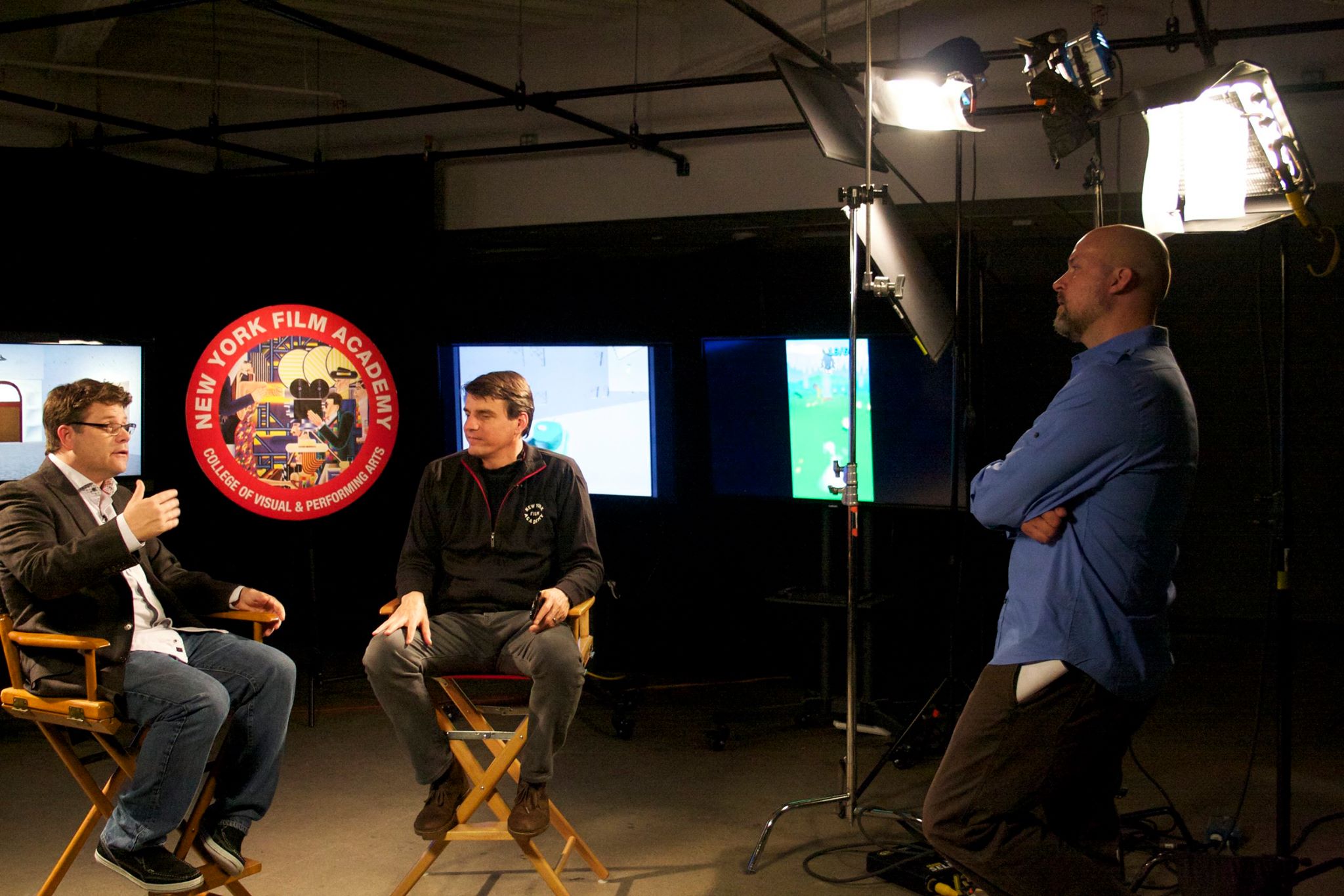 Host Sean Astin discussing Education in Gaming with Director Jeremy Snead