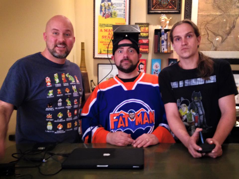 Kevin Smith and Jason Mewes with Jeremy Snead creator of 'Unlocked: The World Of Games, Revealed'