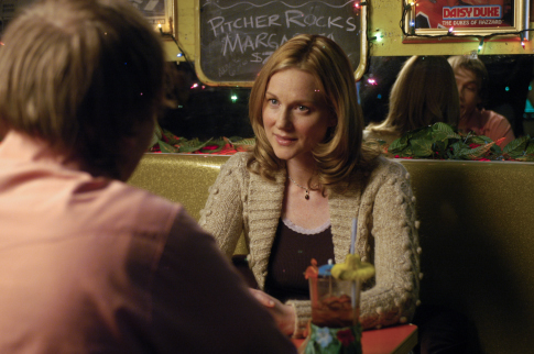 Still of Laura Linney and Mark Webber in The Hottest State (2006)