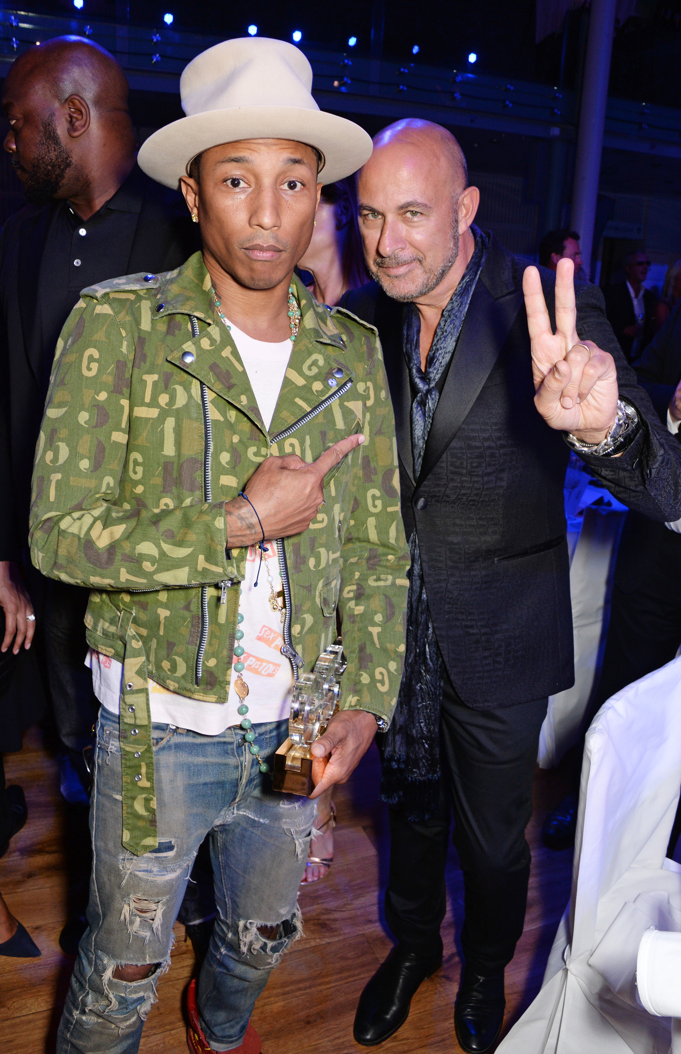 Pharrell Williams and John Varvatos