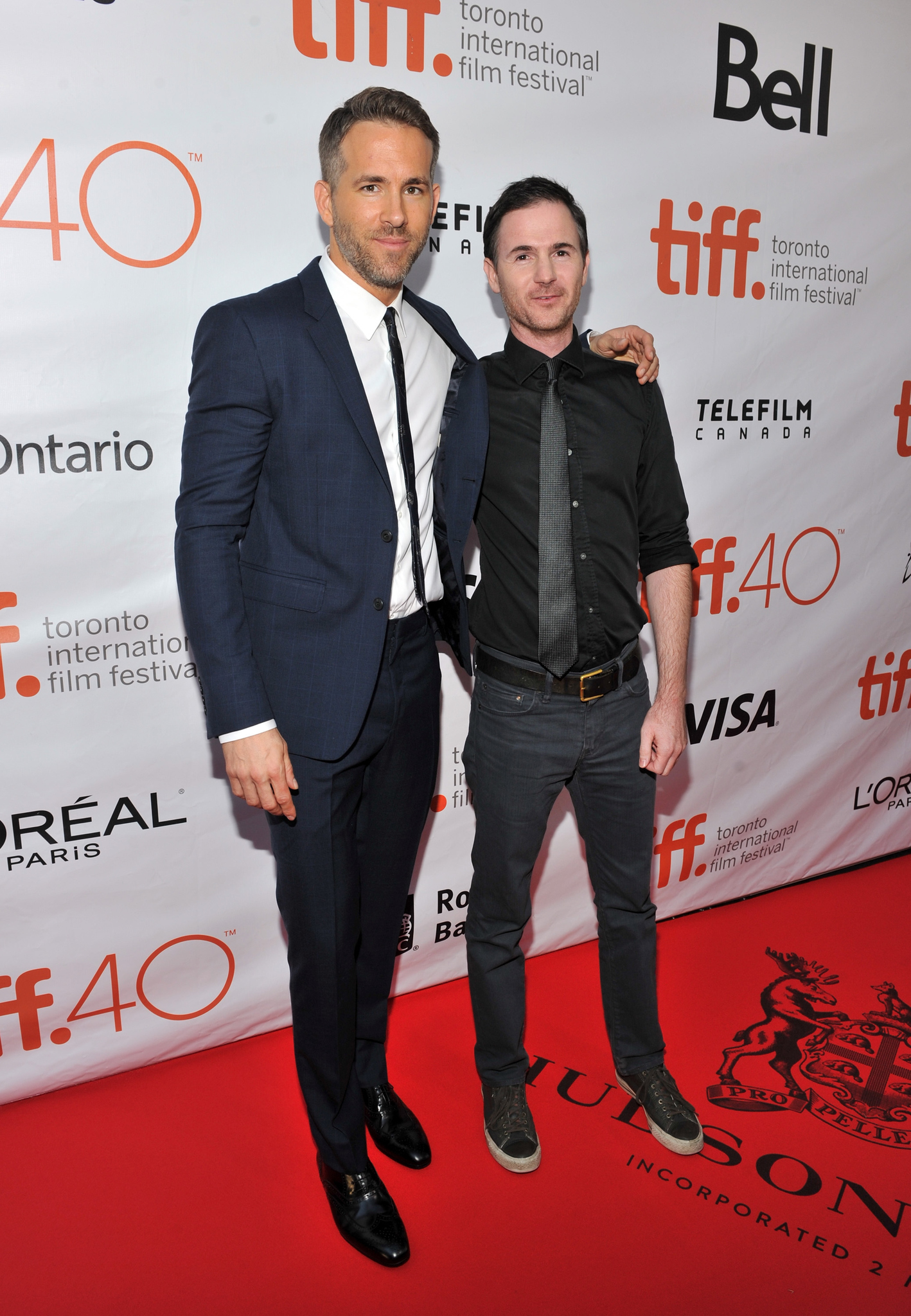 Ryan Reynolds and Ryan Fleck at event of Mississippi Grind (2015)