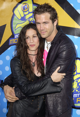 Alanis Morissette and Ryan Reynolds