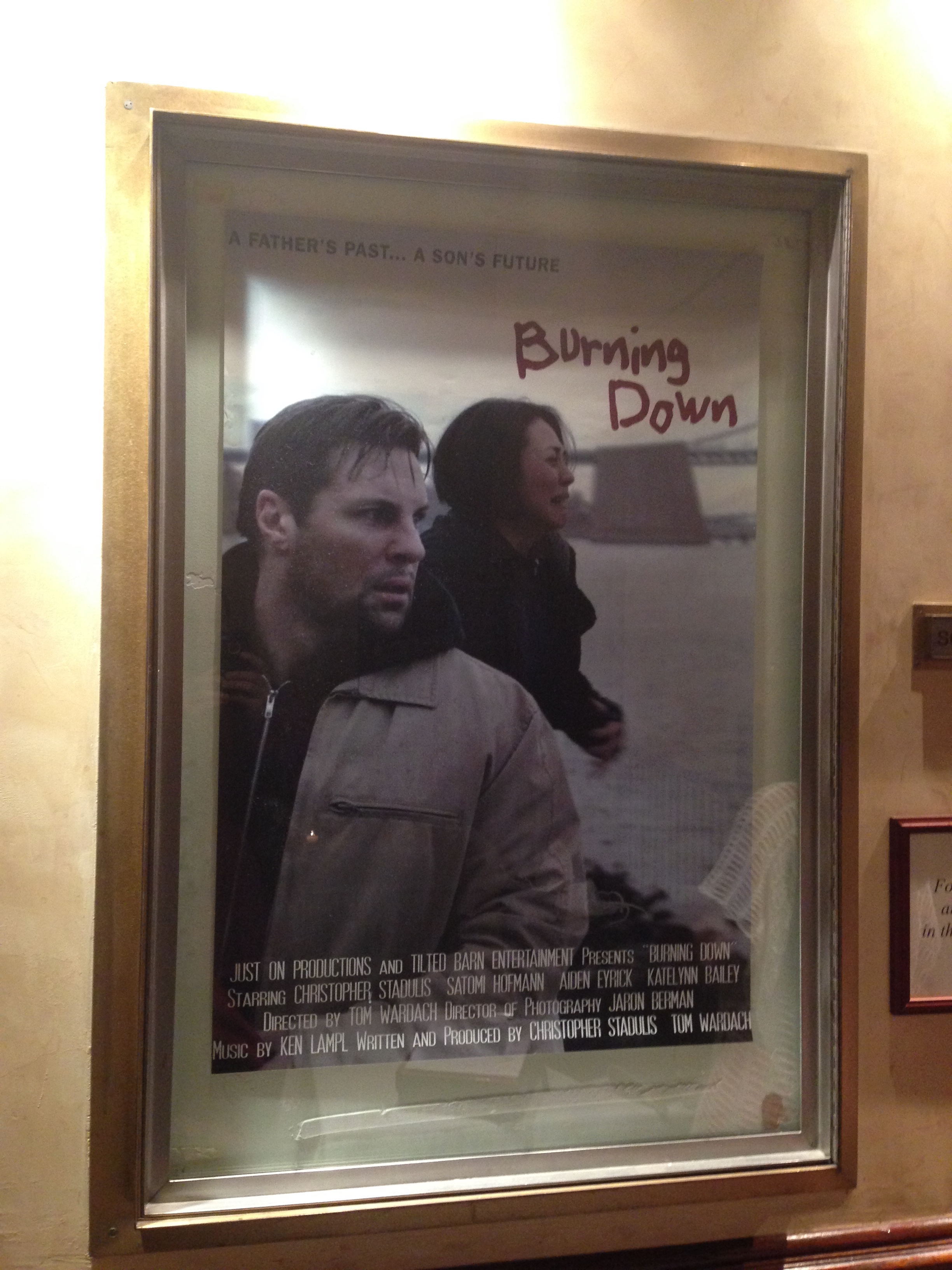 Official 'Burning Down' poster
