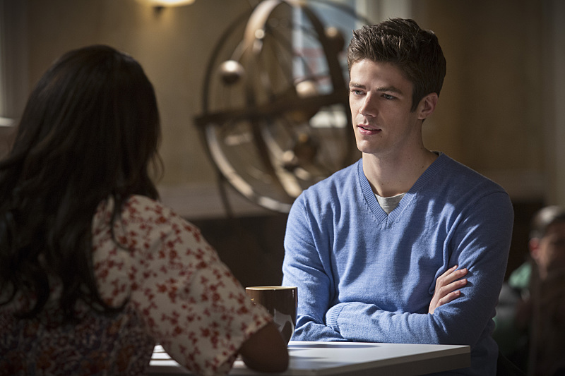 Still of Grant Gustin and Candice Patton in The Flash (2014)