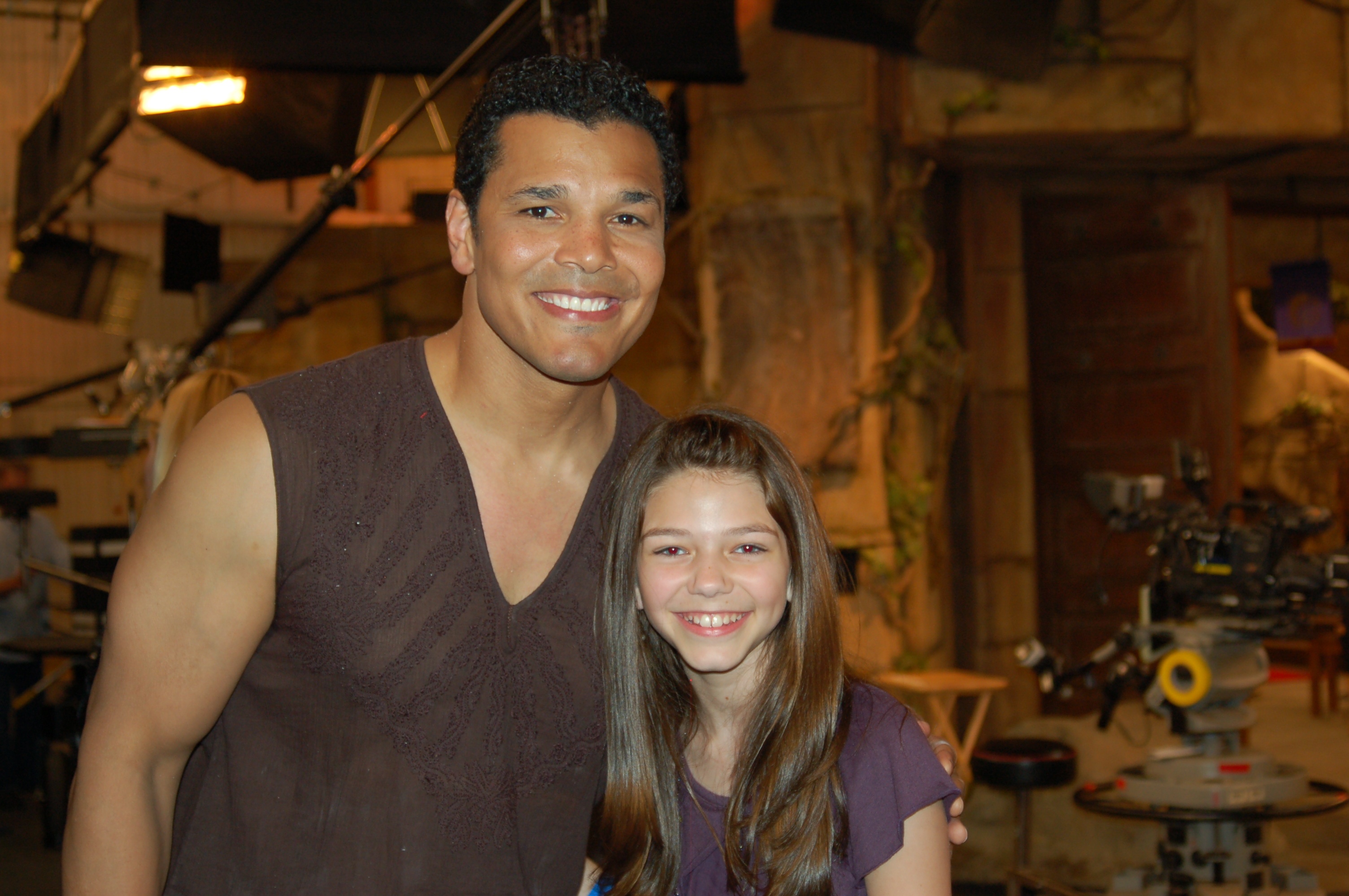 Bryce Hitchcock and Geno Segers at Pair of Kings taping, June 17th, 2010