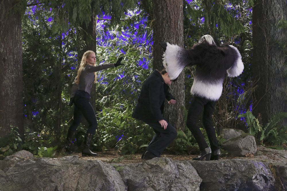 Still of Jennifer Morrison, Victoria Smurfit and Jared Gilmore in Once Upon a Time (2011)