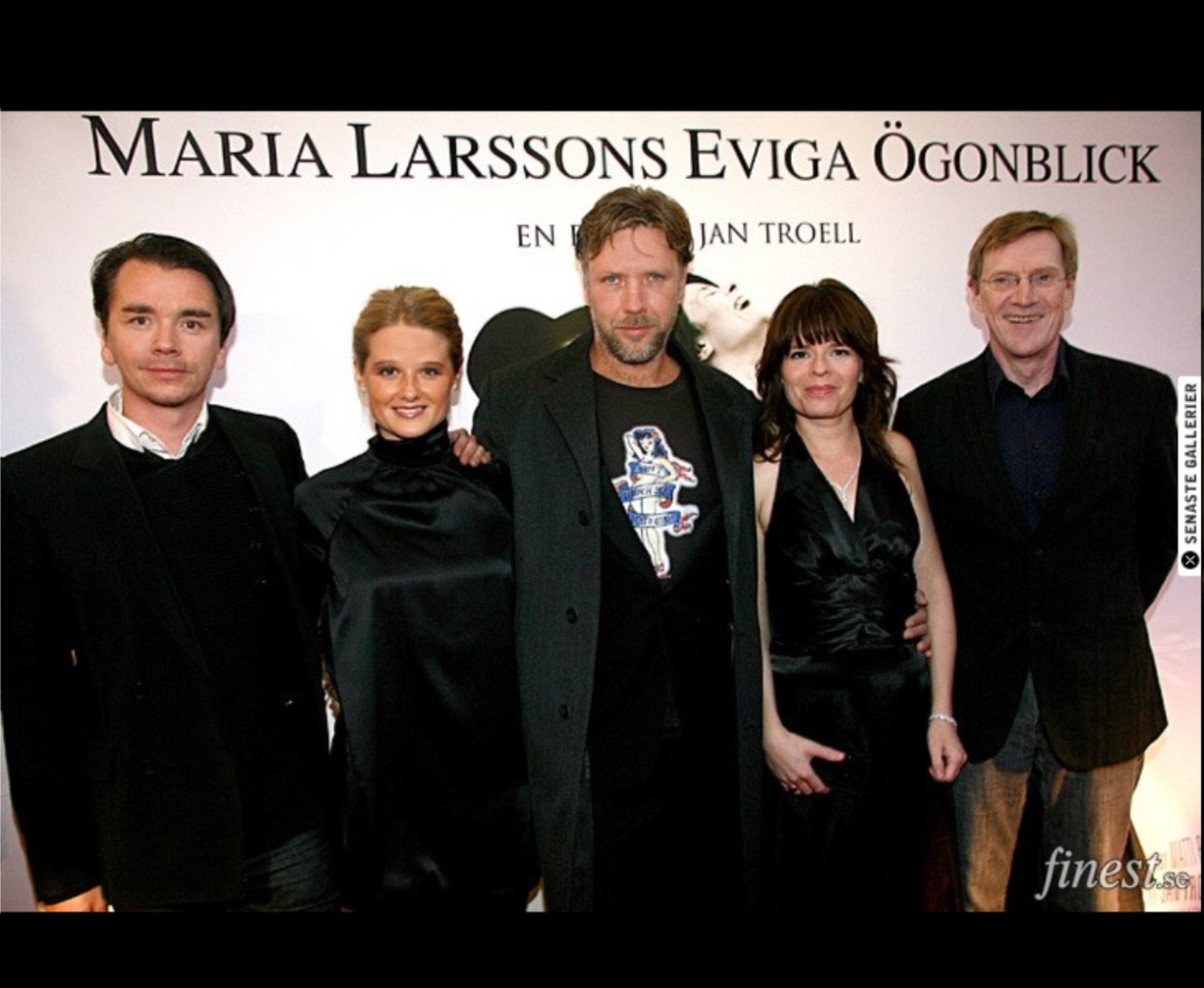 The premiere of Everlasting Moments by director Jan Troell in Stockholm, September 2008