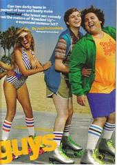 Actress Nicole Zeoli Entertainment Weekly Aug. 10 Issue/ The Boys of Superbad with Jonah Hill and Michael Cera