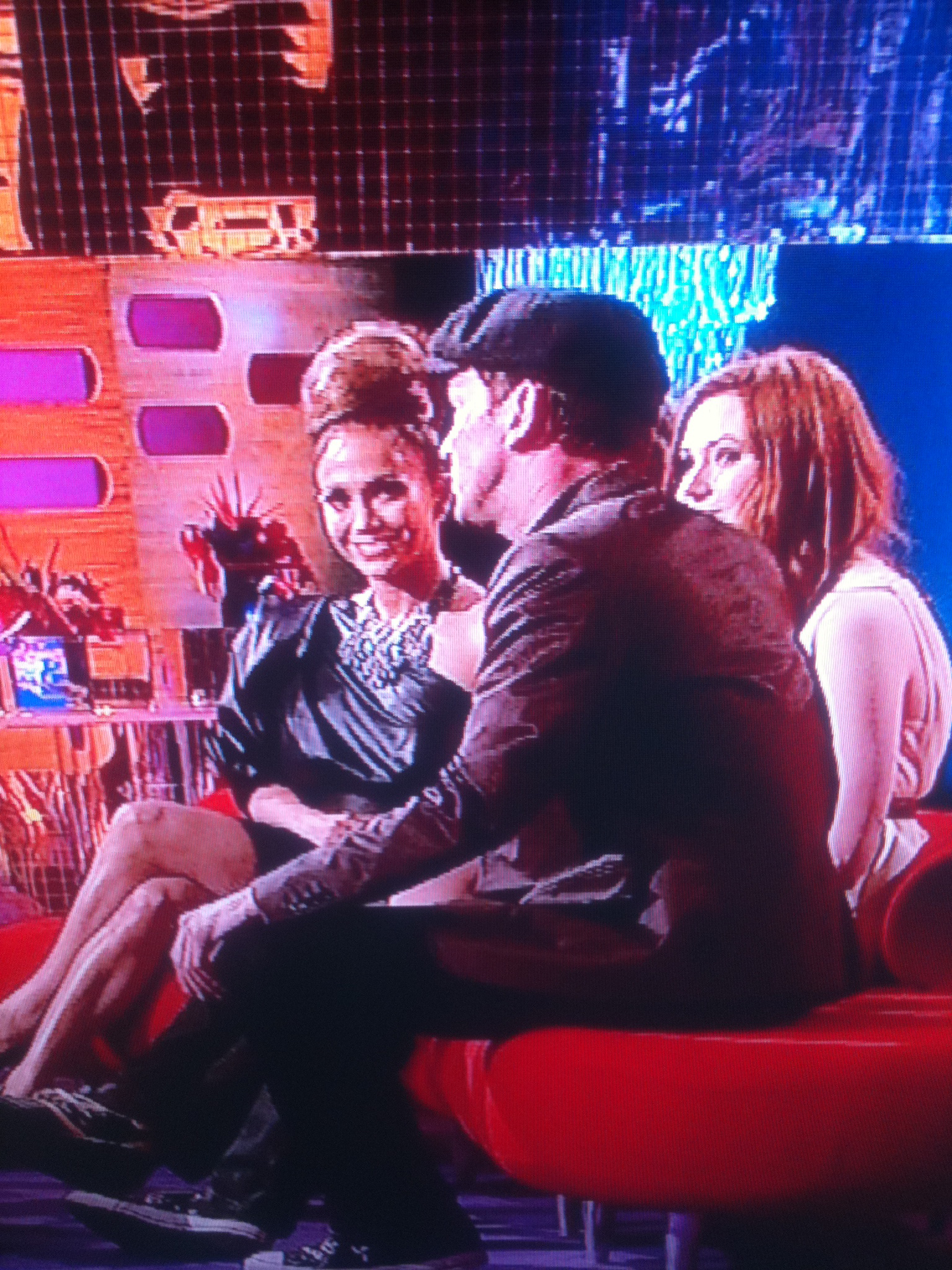On the couch with an impressed looking J-Lo on The Graham Norton Show (UK) 2010
