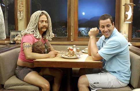 Still of Adam Sandler and Rob Schneider in Visados kaip pirma karta (2004)